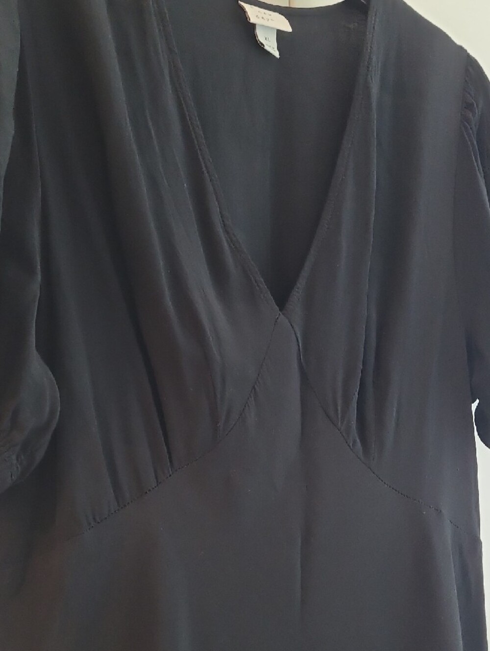 a new day Black Puff-Sleeve Maxi Dress - Picture 3 of 6